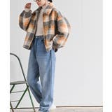 チェック柄ボアショートジャケット | rps | 詳細画像14 