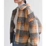 チェック柄ボアショートジャケット | rps | 詳細画像16 