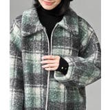 チェック柄ボアショートジャケット | rps | 詳細画像24 