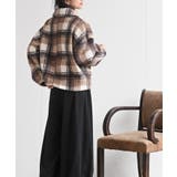 チェック柄ボアショートジャケット | rps | 詳細画像4 