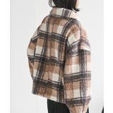 チェック柄ボアショートジャケット | rps | 詳細画像8 