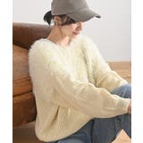 編地切替シャギーニットプルオーバー | rps | 詳細画像1 