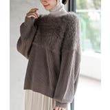 編地切替シャギーニットプルオーバー | rps | 詳細画像13 