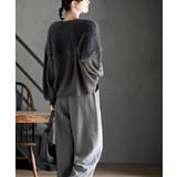 編地切替シャギーニットプルオーバー | rps | 詳細画像35 