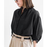 テンセル綿麻バンドカラー7分袖シャツ | rps | 詳細画像1