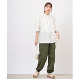 テンセル綿麻バンドカラー7分袖シャツ | rps | 詳細画像11