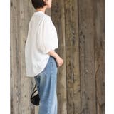 テンセル綿麻バンドカラー7分袖シャツ | rps | 詳細画像3