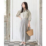 テンセル綿麻バンドカラー7分袖シャツ | rps | 詳細画像30