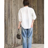 テンセル綿麻バンドカラー7分袖シャツ | rps | 詳細画像4