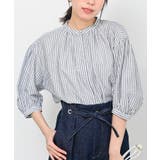 テンセル綿麻バンドカラー7分袖シャツ | rps | 詳細画像44