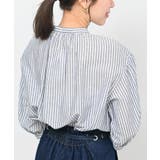 テンセル綿麻バンドカラー7分袖シャツ | rps | 詳細画像46