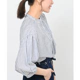 テンセル綿麻バンドカラー7分袖シャツ | rps | 詳細画像47