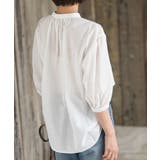 テンセル綿麻バンドカラー7分袖シャツ | rps | 詳細画像8