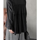 ネル起毛ＢＡＣＫティアードブラウス | rps | 詳細画像16 