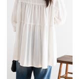 ネル起毛ＢＡＣＫティアードブラウス | rps | 詳細画像25 