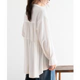 ネル起毛ＢＡＣＫティアードブラウス | rps | 詳細画像26 