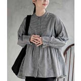 ネル起毛ＢＡＣＫティアードブラウス | rps | 詳細画像6 