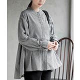 ブラック2 | ネル起毛ＢＡＣＫティアードブラウス | rps