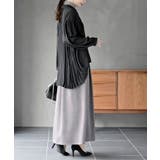 ＢＡＣＫプリーツ裾タックブラウス | rps | 詳細画像13 