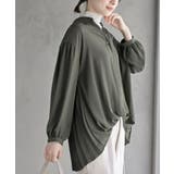 ＢＡＣＫプリーツ裾タックブラウス | rps | 詳細画像25 