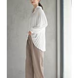 ＢＡＣＫプリーツ裾タックブラウス | rps | 詳細画像3 