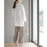 ＢＡＣＫプリーツ裾タックブラウス | rps | 詳細画像5 