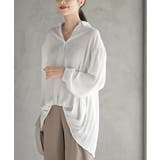 ＢＡＣＫプリーツ裾タックブラウス | rps | 詳細画像7 