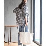 リブ使いバンドカラーチェックシャツ | rps | 詳細画像12