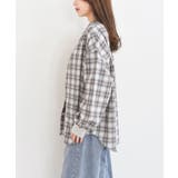 リブ使いバンドカラーチェックシャツ | rps | 詳細画像18