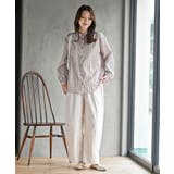 細ドビーランダムドットブラウス | rps | 詳細画像10 