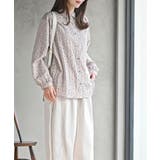 細ドビーランダムドットブラウス | rps | 詳細画像11 