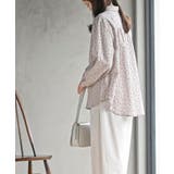 細ドビーランダムドットブラウス | rps | 詳細画像13 