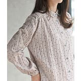 細ドビーランダムドットブラウス | rps | 詳細画像14 