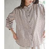 細ドビーランダムドットブラウス | rps | 詳細画像17 