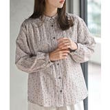 モカ | 細ドビーランダムドットブラウス | rps