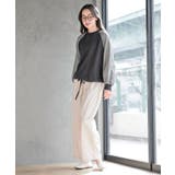 異素材切替裾ドロストミニ裏毛プルオーバー | rps | 詳細画像10