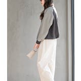 異素材切替裾ドロストミニ裏毛プルオーバー | rps | 詳細画像11