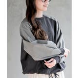 異素材切替裾ドロストミニ裏毛プルオーバー | rps | 詳細画像15