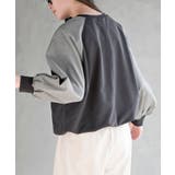 異素材切替裾ドロストミニ裏毛プルオーバー | rps | 詳細画像16