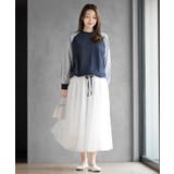 異素材切替裾ドロストミニ裏毛プルオーバー | rps | 詳細画像19