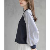 異素材切替裾ドロストミニ裏毛プルオーバー | rps | 詳細画像24