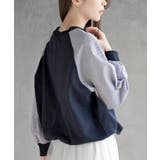 異素材切替裾ドロストミニ裏毛プルオーバー | rps | 詳細画像25