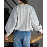 異素材切替裾ドロストミニ裏毛プルオーバー | rps | 詳細画像8