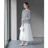 配色レイヤード風ニットカーディガン | rps | 詳細画像10 