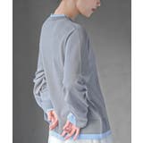 配色レイヤード風ニットカーディガン | rps | 詳細画像17 