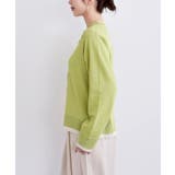 配色レイヤード風ニットカーディガン | rps | 詳細画像26 