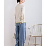 配色レイヤード風ニットカーディガン | rps | 詳細画像4 