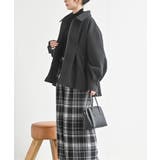カットフェイクウールウエストタックコート | rps | 詳細画像3