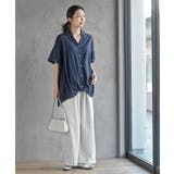 ＢＡＣＫレースアップ 裾タックブラウス | rps | 詳細画像10 