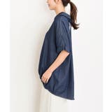 ＢＡＣＫレースアップ 裾タックブラウス | rps | 詳細画像18 